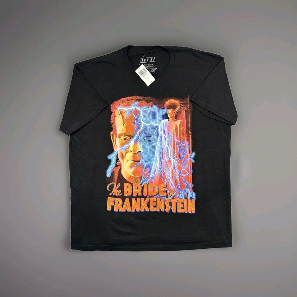 Hot Topic Exc. The Bride of Frankenstein T-Shirt Universal Studios Sz XL - NWT!!